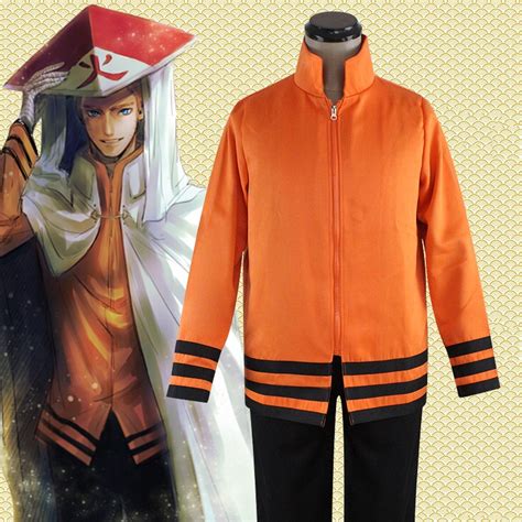 Jaket Naruto Uzumaki Hokage Version Naruto Next Generation Cosplay