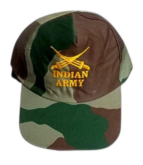 Green And Brown Printed Indian Army Cap At Rs Piece In Kanpur Id