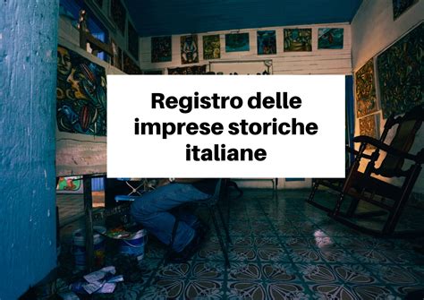 Unioncamere Registro Delle Imprese Storiche Italiane Confcommercio