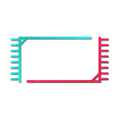 Simple Decorative Line Clipart Transparent PNG Hd Simple Tiktok Frames