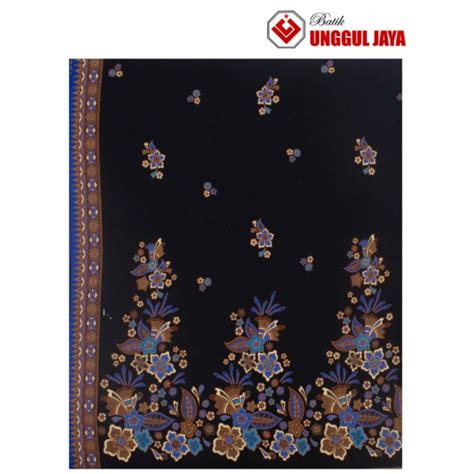 Jual Kain Batik Warna Biru Navy Birel Cibulan Hitam Manis Unggul Jaya