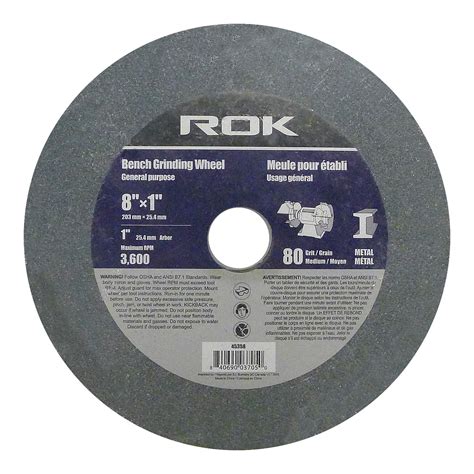 Bench Grinder Wheel 8 80G – ROK