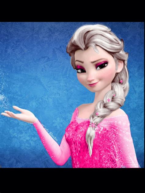 A version of Elsa as me | Elsa pink, Punk disney princesses, Elsa frozen