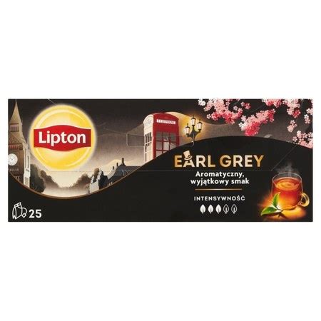 Lipton Earl Grey Herbata Czarna 37 5 G 25 Torebek Promocja Odido