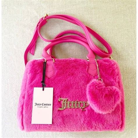 Juicy Couture Pink And Black Cross Body Bag Black With Dark Pink And