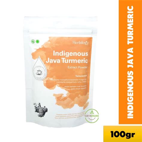 Jual Herbilogy Bubuk Temulawak INDIGENOUS JAVA TUMERIC EXTRACT