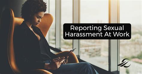 Reporting Sexual Harassment At Work A How To Guide