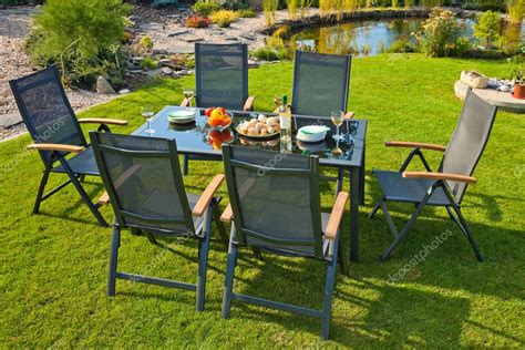 Metal Garden furniture Stock Photo by ©kropic 36922535