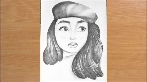 How To Draw A Smiley Face How To Draw A Girl With CAP Hairstyle