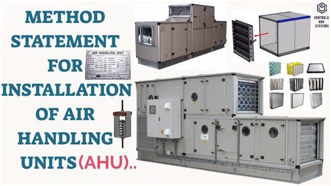 Air Handling Unit Installation / #AHU / METHOD STATEMENT FOR ...