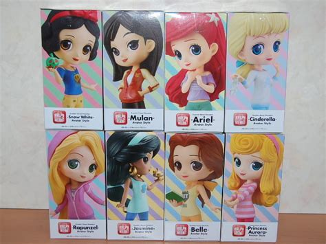 【未使用】qposket★disney Characters Avatar Style Bカラー 8種セット 新品・未開封 フィギュア