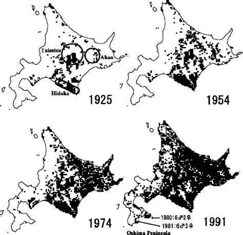 Hokkaido Population Density Map - My Maps