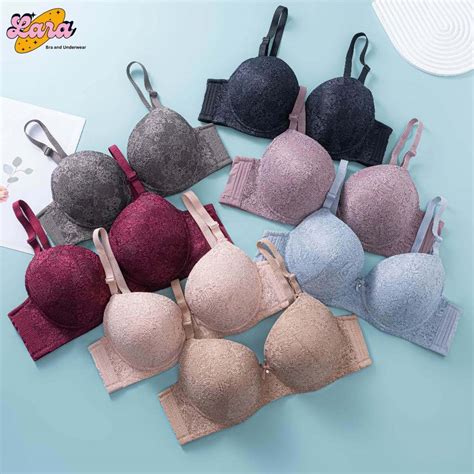 Lara Lingerie Bra Women Wired Lace Plus Size Baju Dalam Wanita Renda Saiz Besar Berdawai