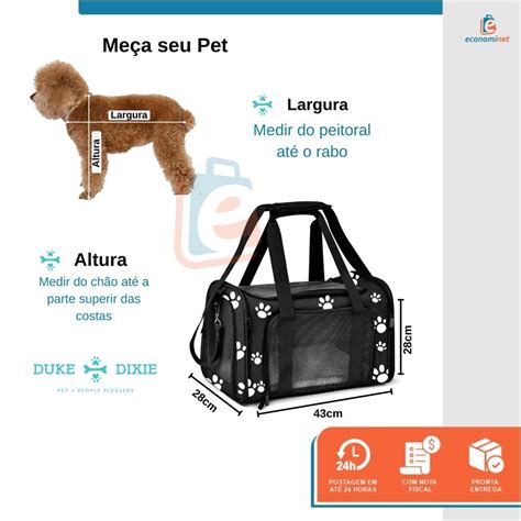 Bolsa De Transporte Pet Avi O Viagem Para Refor Ada Cachorros E Gatos