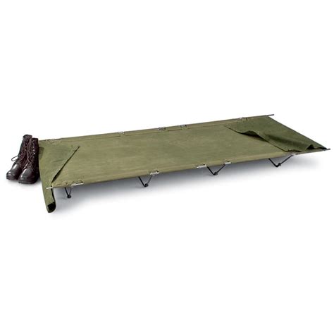 Used British Military Cot, O.D. - 87593, Cots at Sportsman's Guide