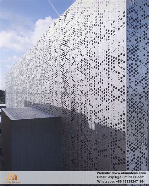 Aluminum Perforated Sheet Metal Cladding Cladding Panels Facade Panel