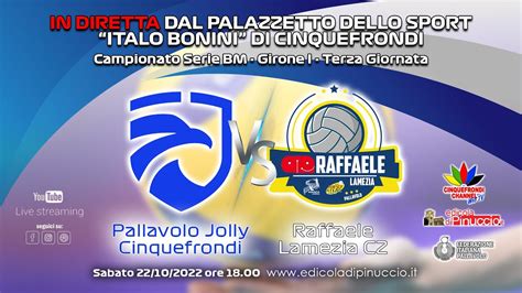 Pallavolo Serie Bm Diper Jolly Cinquefrondi Vs Raffaele Lamezia