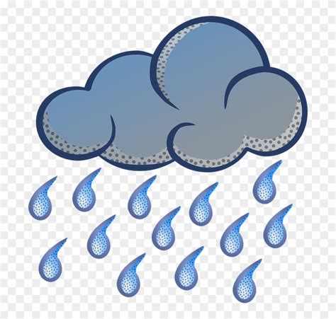 Sky Clipart Rain Cloud Rainy Weather Clipart Free Transparent Png