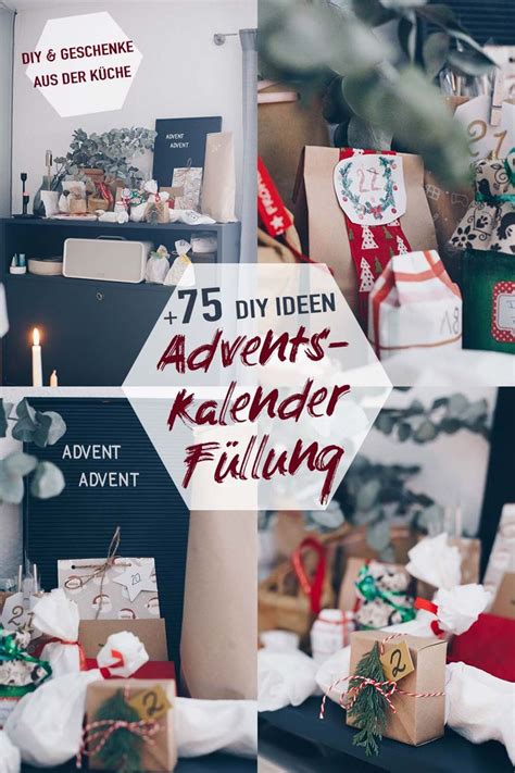 DIY Adventskalender Füllung über 75 Ideen für einen DIY