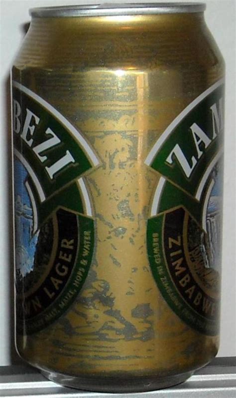 Zambezi Beer 330ml Zimbabwes Own Lager Zimbabwe