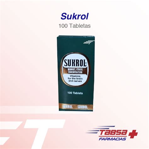 Tabsa Express Medicamentos Sukrol Vigor Hombre Tabletas Frasco Azul