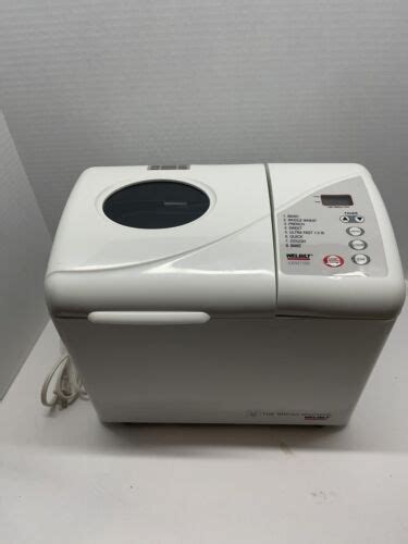 Welbilt The Bread Machine Model Abm3500 White 28 Settings 1 5 Lb Loaf Ebay