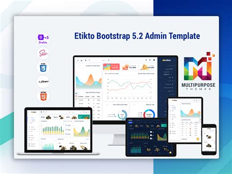 Etikto Admin Modern And Sleek Bootstrap 5 Admin Template