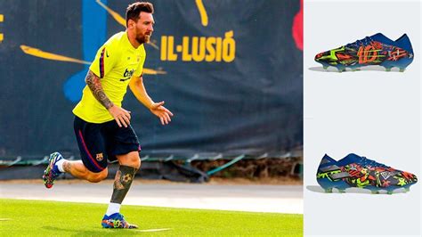 Así Son Las Espectaculares Nuevas Botas De Messi Versión Barcelona