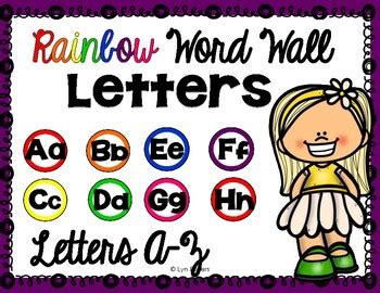 Word Wall Alphabet Letters by Lyn Peters | Teachers Pay Teachers