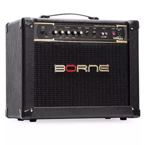 Amplificador Para Guitarra Borne Vorax W Rms Preto King