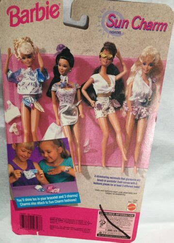 Barbie’s Sun Charm Fashion Swim Skirt Sunglasses Charm Bracelet And Top 10798 Ebay