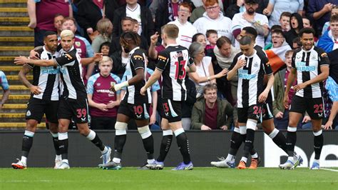 Burnley Newcastle United The Clarets Relegated Following Final Day