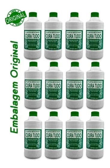 Cura Tudo Plantas Medicinais 500ml C12 Unidades Nectar Limpeza E