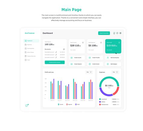 Accounting Application Ui Ux Design Behance