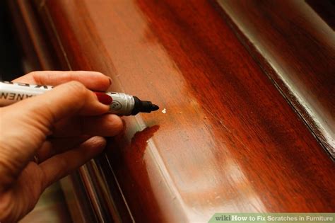 How To Fix Scratches In Furniture 8 Steps With Pictures