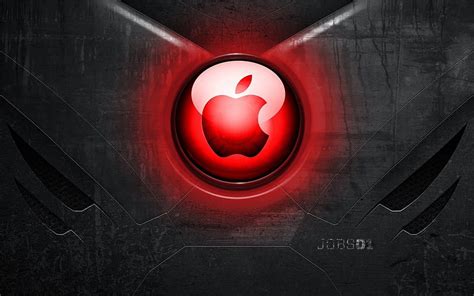 Kırmızı Elma Logosu Tam Veri Src Apple Kırmızı Arka Planlı Apple