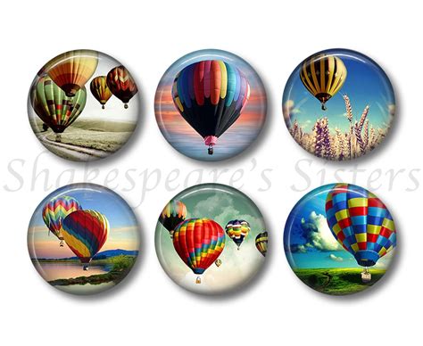 Hot Air Balloon Fridge Magnets Magnets Hot Air Balloon Magnets Inch Magnets Kitchen