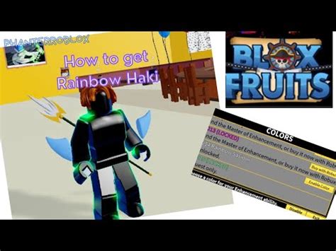 How To Get Rainbow Haki In Roblox Blox Fruits Youtube