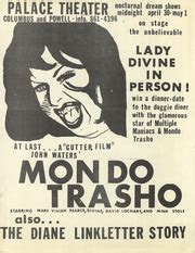 John Water S Mondo Trasho And The Diane Linkletter Story With Divine