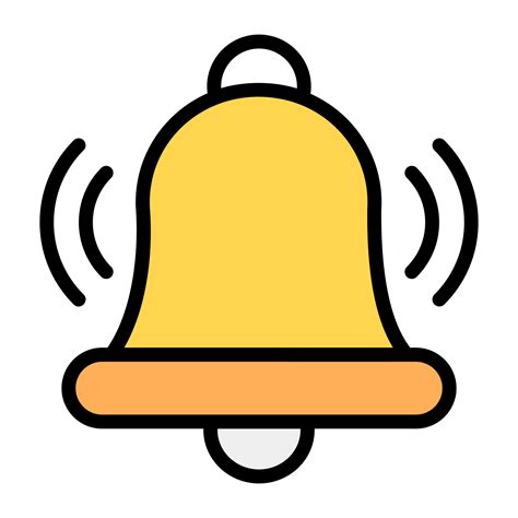 School Bell Icon In Modern Flat Style 5157502 Vector Art At Vecteezy