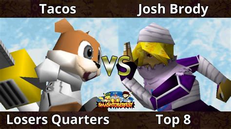 Smashtoberfest Josh Brody Sheik Vs Tacos Conker Ssb Smash