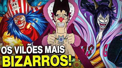 10 Vilões Mais BIZARROS de One Piece YouTube