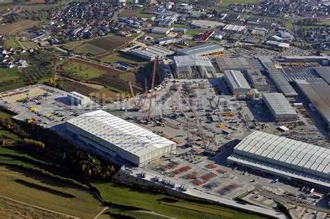 Ehingen Von Oben Liebherr Werk Ehingen