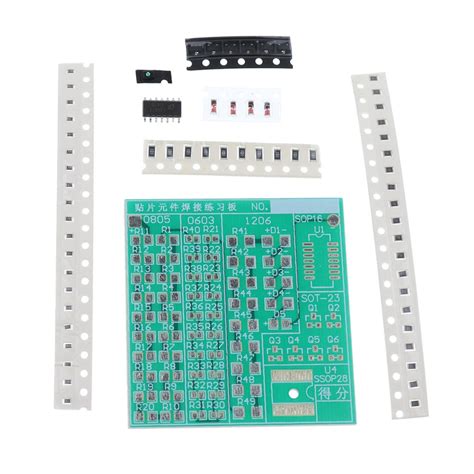 Placa De Pr Tica De Solda Componente Smd Pr Tica De Solda Kit Diy