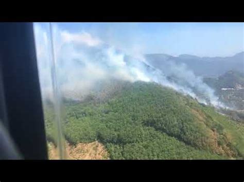 Elicottero Antincendio In Azione Sul Monte Faliesi In Irpinia Youtube