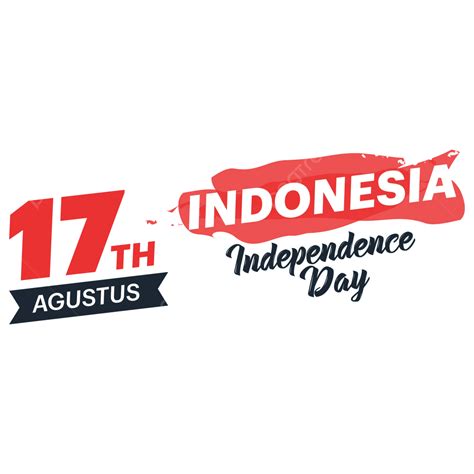 Begrüßungstext Vom 17 August 1945 Glückliche Republik Indonesien