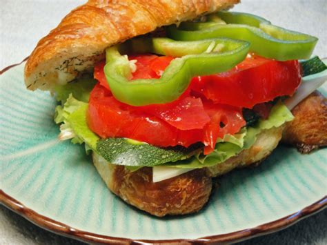 Vegetarian Croissant Sandwich Recipe Genius Kitchen