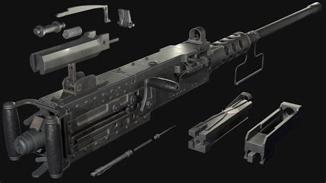 [FINISHED] M2 Browning Machine Gun — polycount