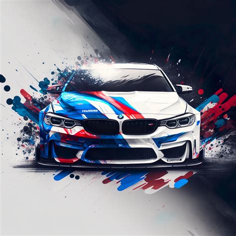 Bmw Inspired Digital Art Digital Car Print Car Poster Bmw M M