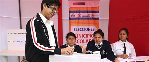 Inician Elección De Municipios Escolares Con Apoyo De La Onpe